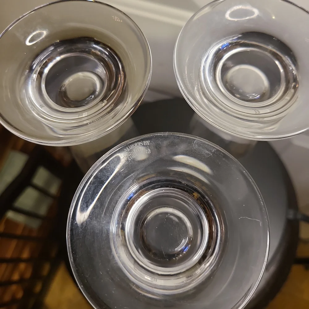 Set of 3 Waterford Crystal Pilsner Glasses 9.25